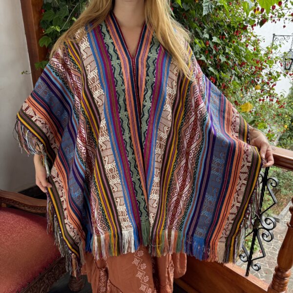 Baby Alpacha wool Shaman Poncho