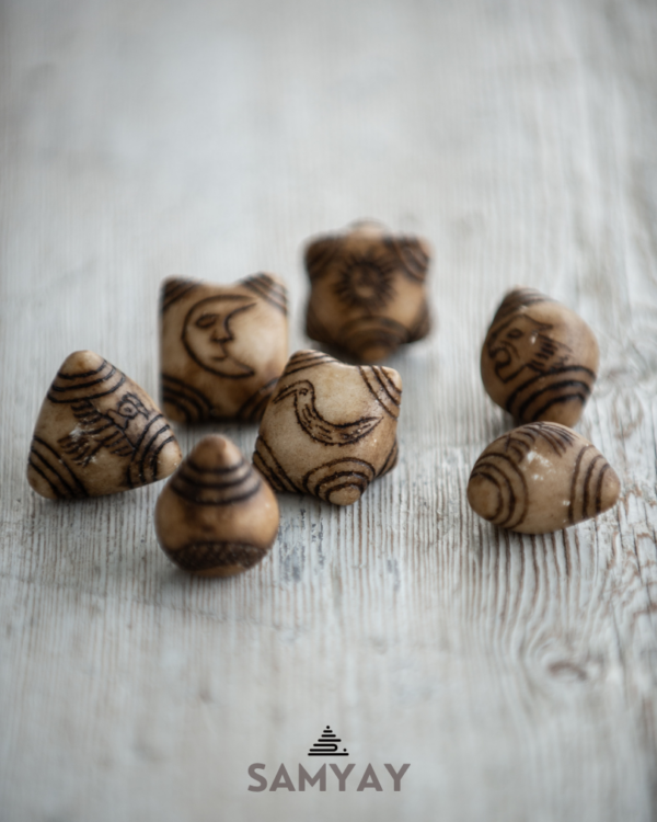 Chumpi Stones White – 7 set