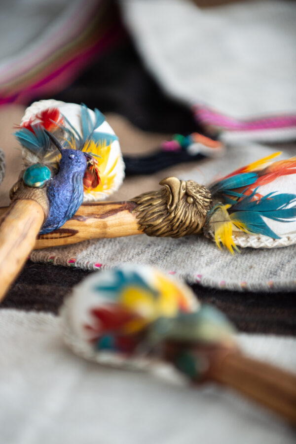 Sacred Spirit Animal Rattle – Handcrafted in Peru