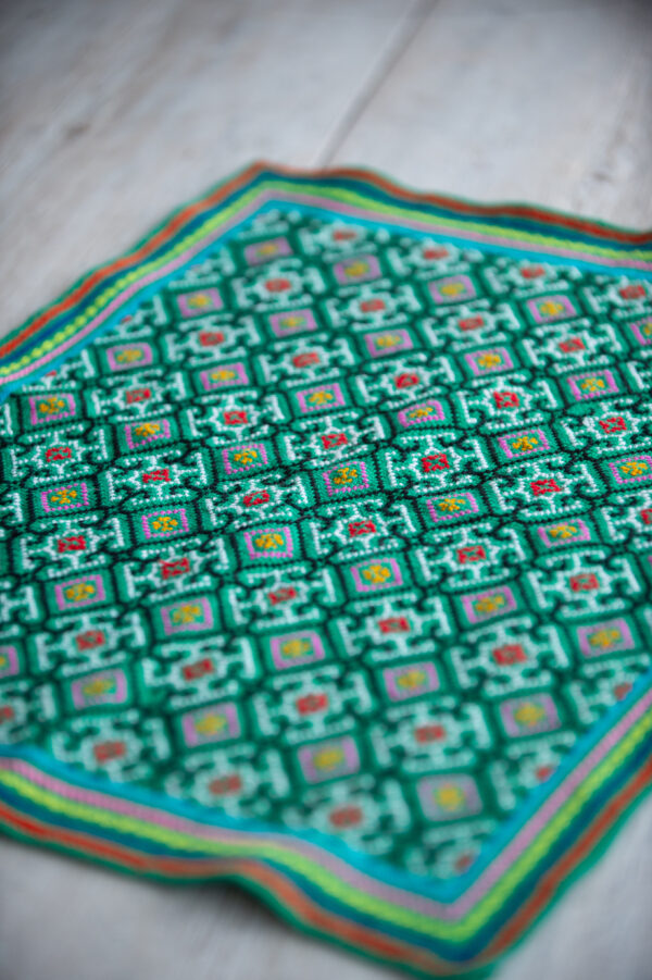 Grid of Clarity – Shipibo Cloth