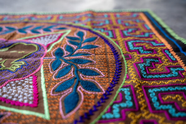 Heart of the Frog Spirit – Shipibo Tapestry